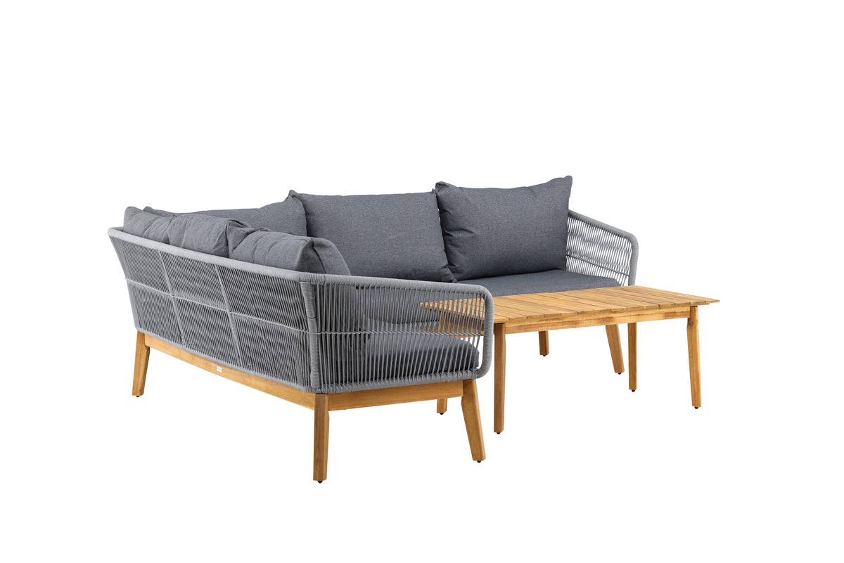 Venture Design Chania Hörngrupper Natur Grå