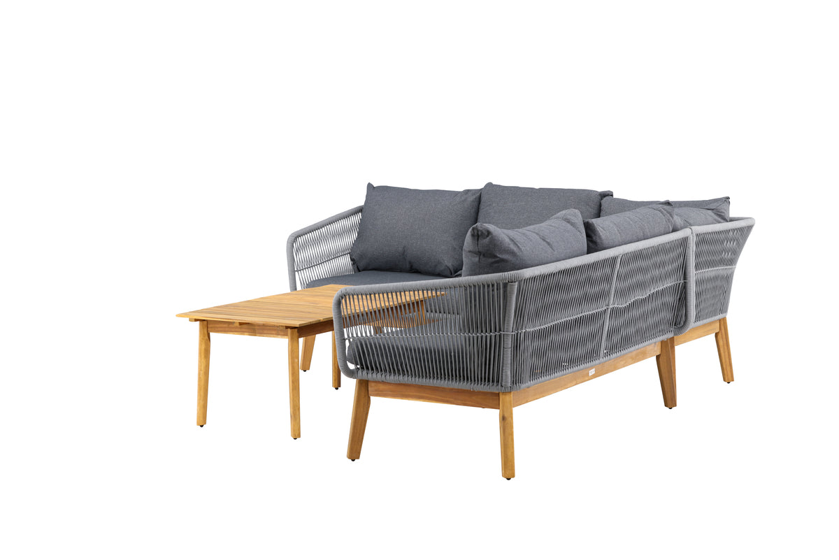 Venture Design Chania Hörngrupper Natur Grå