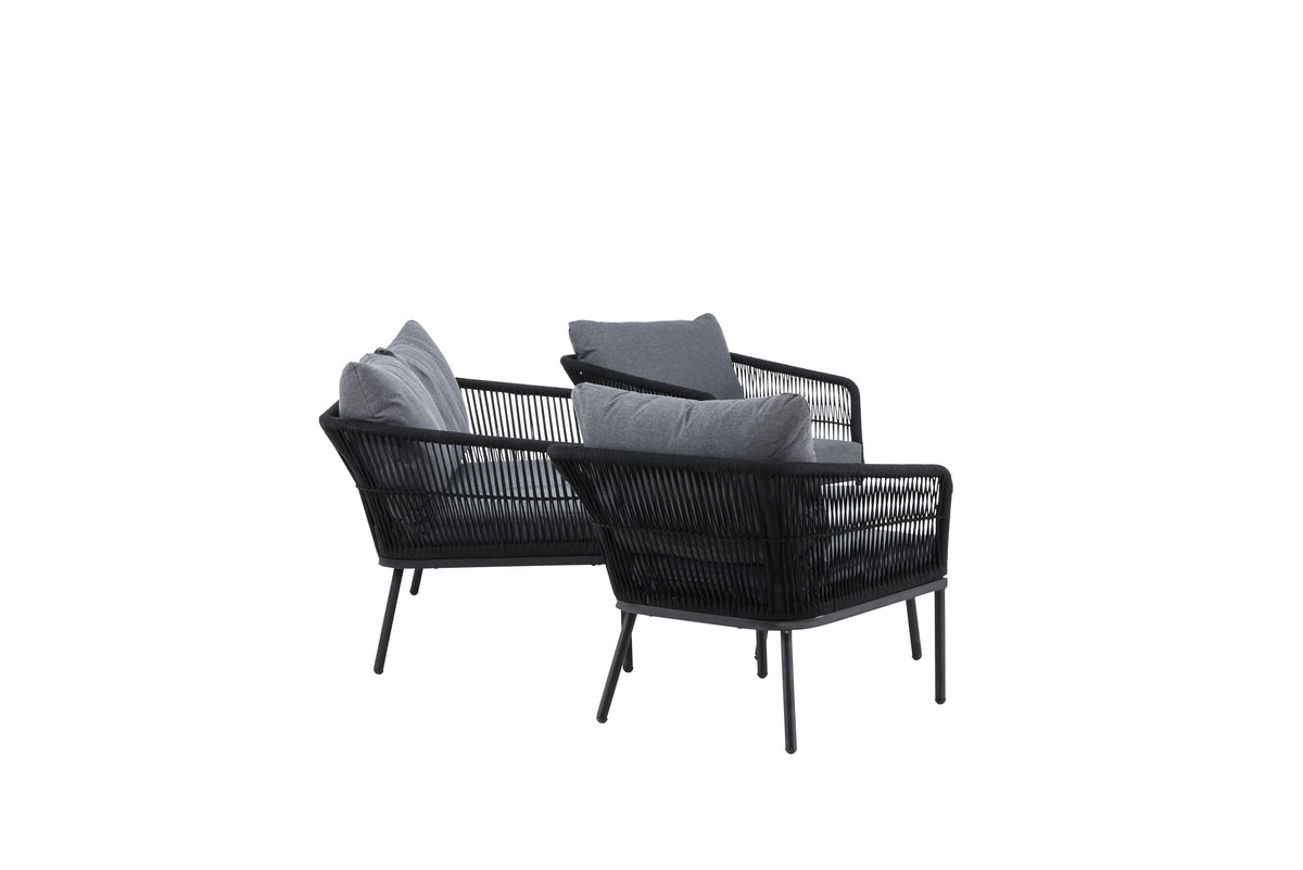 Venture Design Lindos Soffgrupper Grå Svart