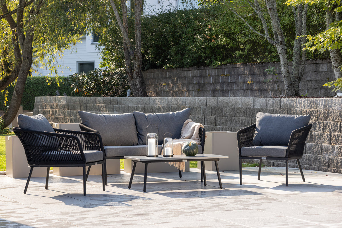 Venture Design Lindos Soffgrupper Grå Svart