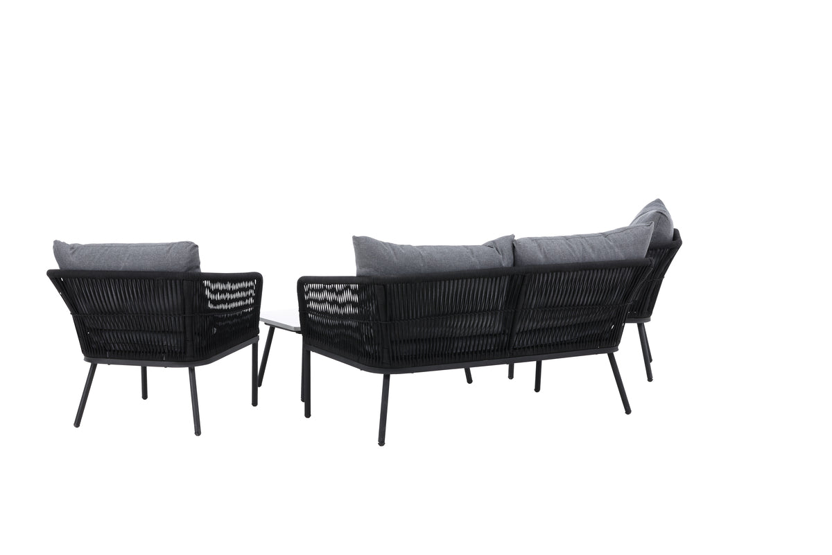 Venture Design Lindos Soffgrupper Grå Svart