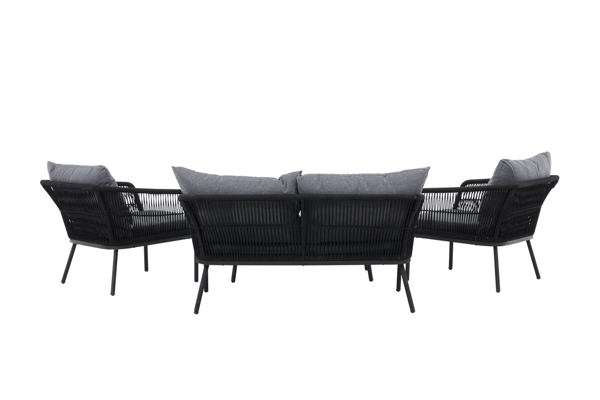 Venture Design Lindos Soffgrupper Grå Svart