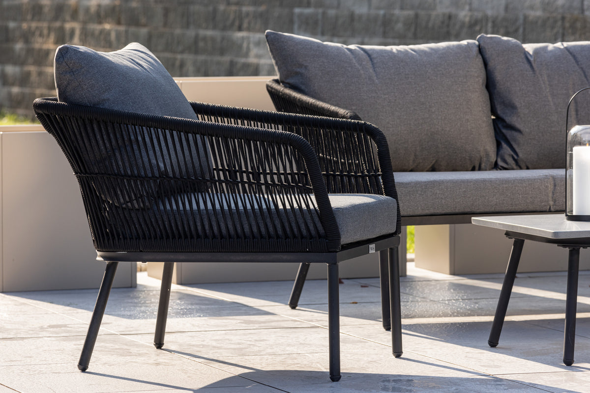 Venture Design Lindos Soffgrupper Grå Svart