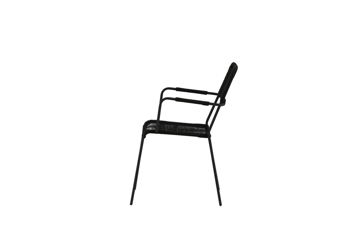 Venture Design Lindos Matstolar 2-pack Svart