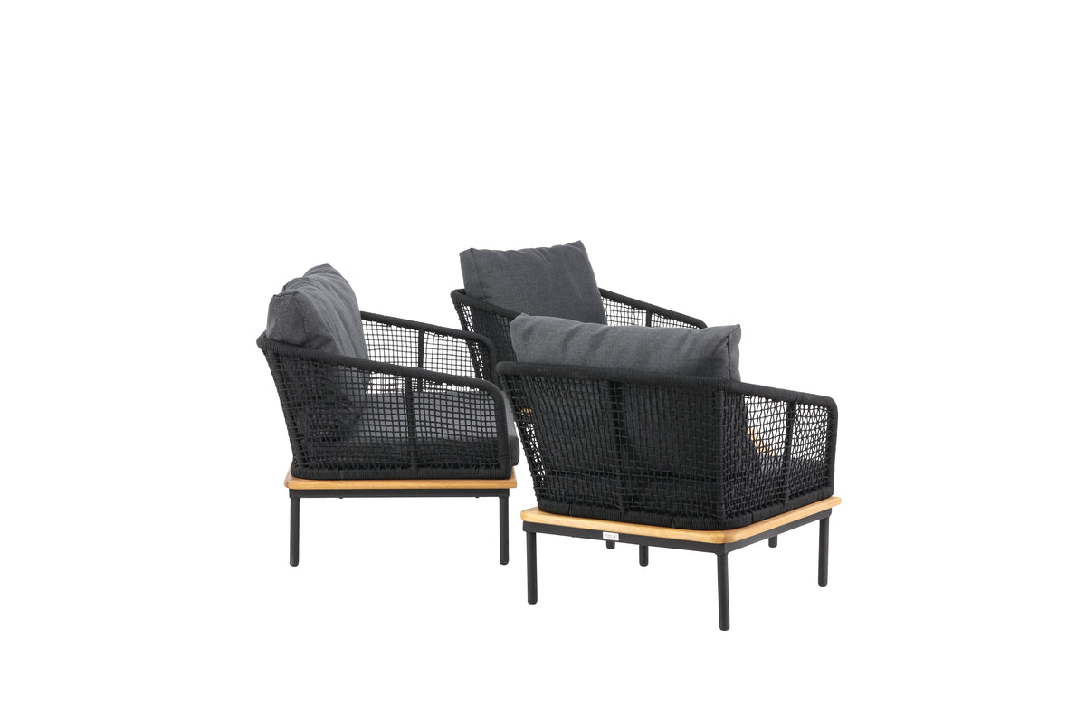 Venture Design Andorra Soffgrupper Natur Svart