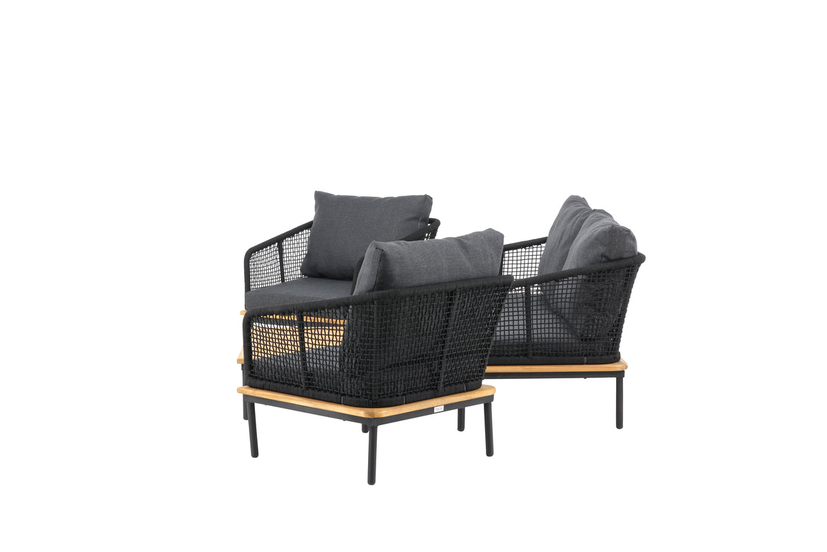 Venture Design Andorra Soffgrupper Natur Svart