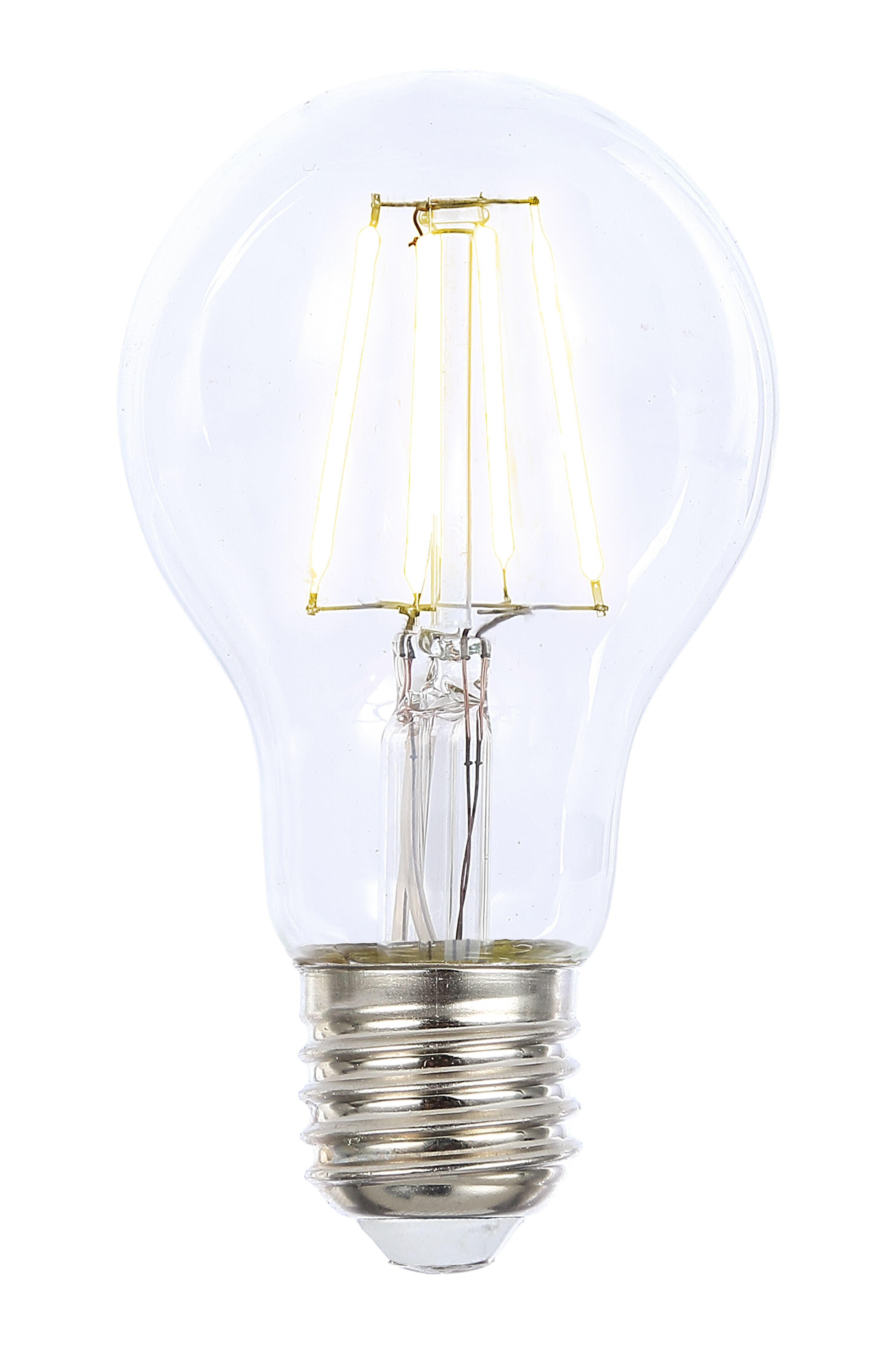 Aneta Home Normal E27 4W LED filament 2700K, klar