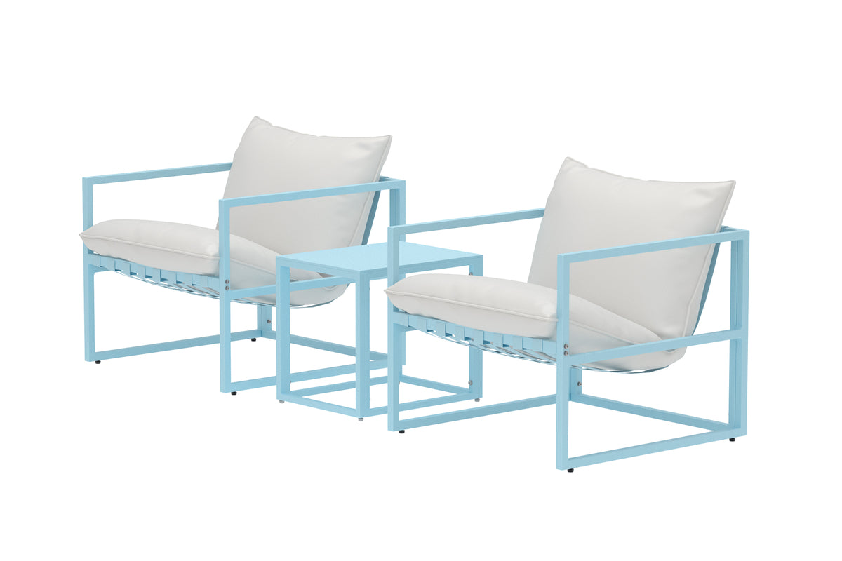 Venture Design Messina Lounge Set Ljusblå