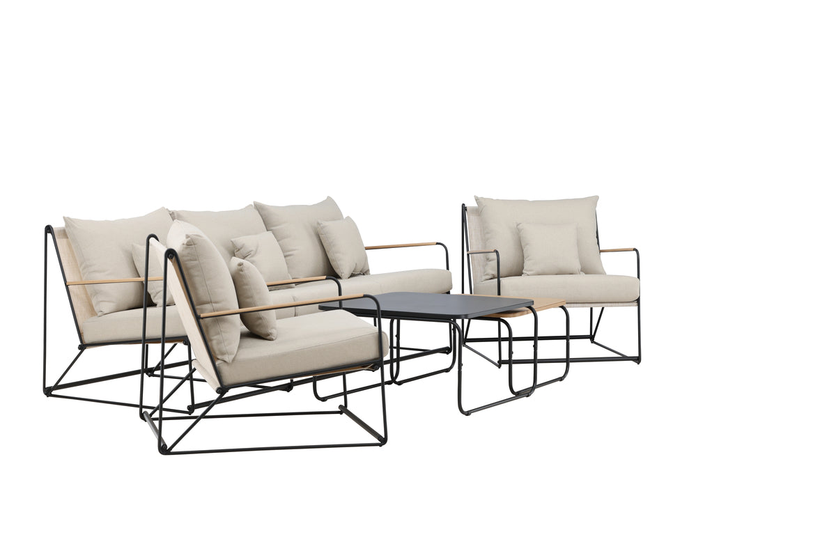 Venture Design Palazzo Soffgrupper Svart Beige