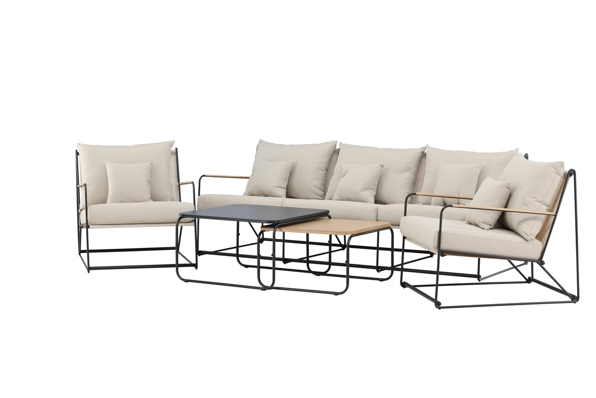 Venture Design Palazzo Soffgrupper Svart Beige
