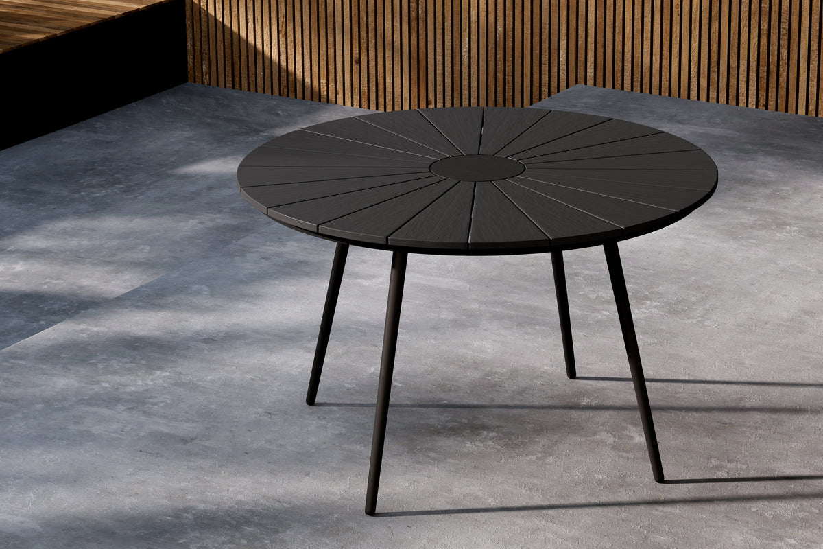 Venture Design San Vito Runda Matbord ⌀120 Svart