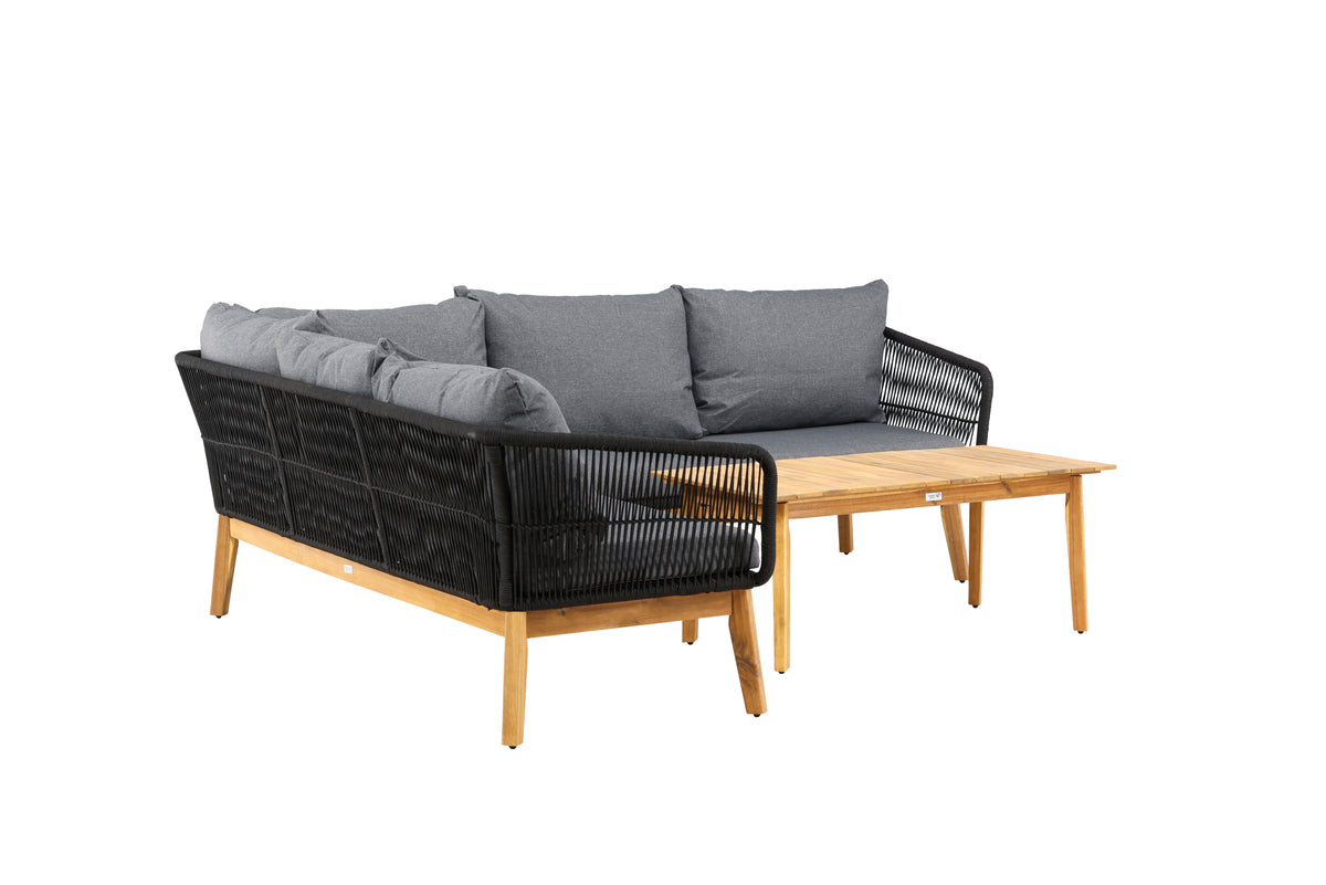 Venture Design Chania Hörngrupper Natur Svart
