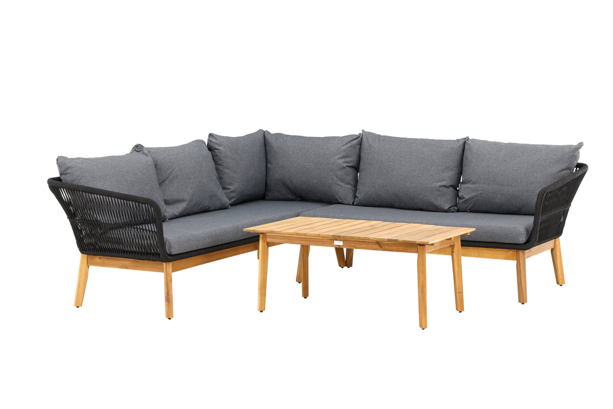 Venture Design Chania Hörngrupper Natur Svart