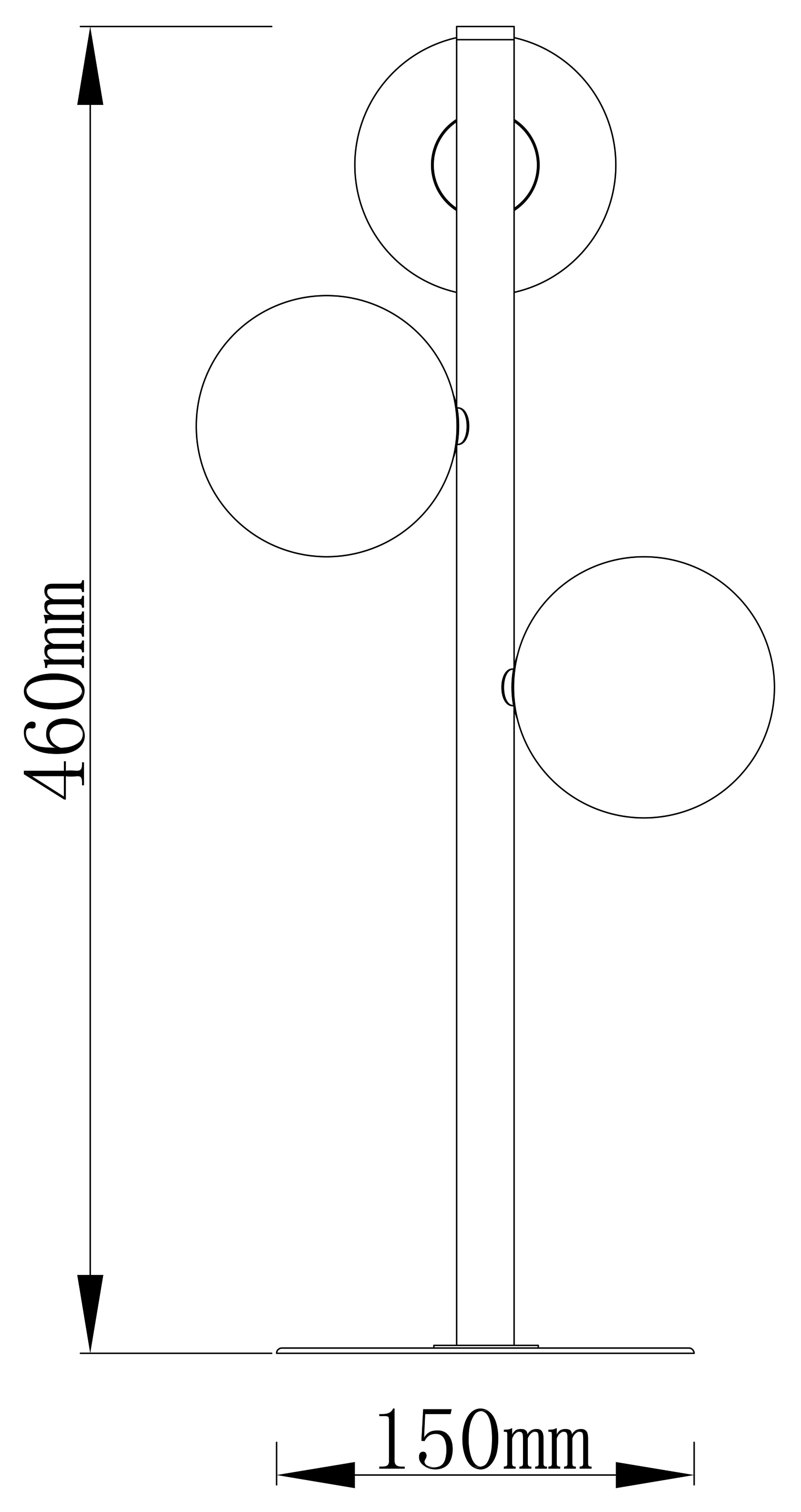 Aneta Home MOLEKYL bordslampa 3:a