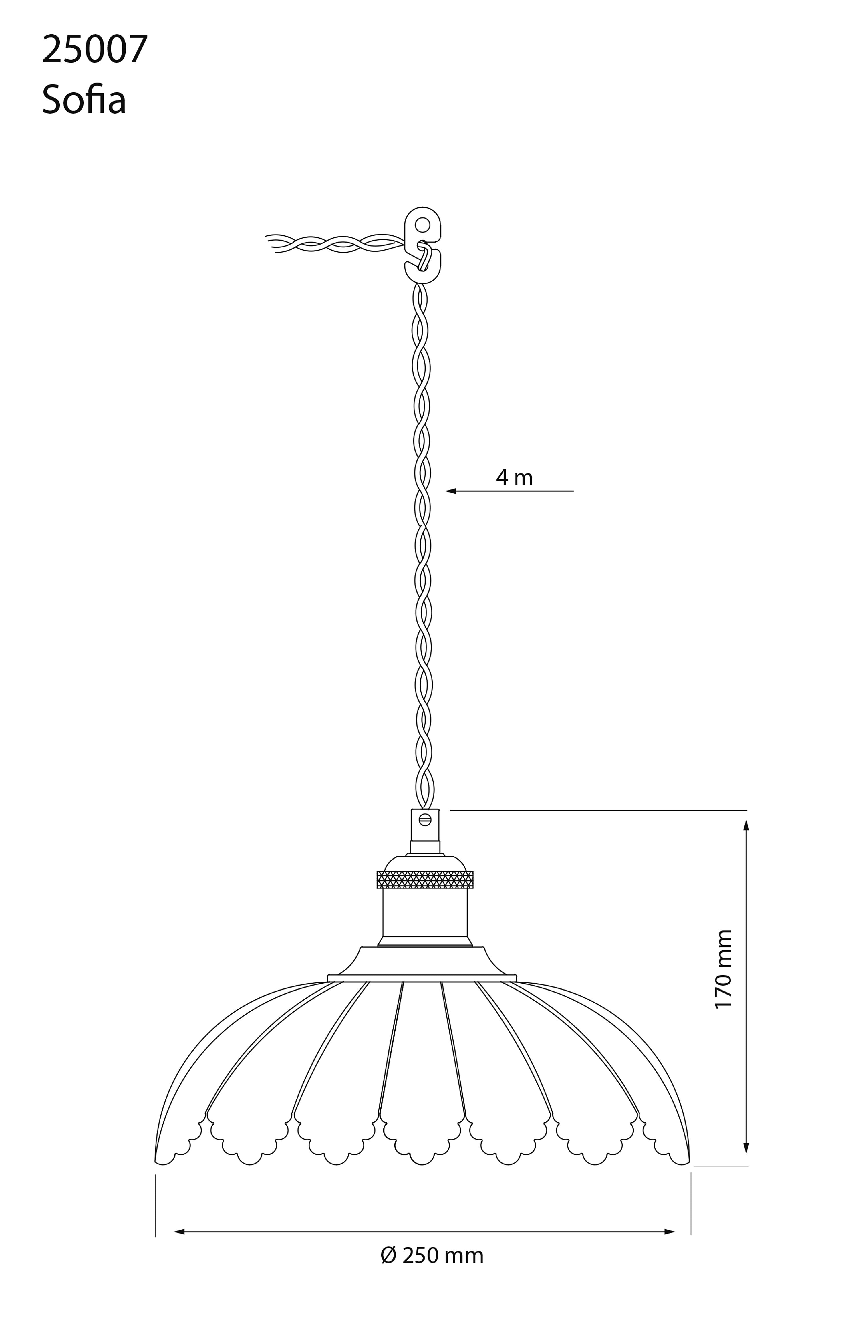 Aneta Home SOFIA fönsterlampa