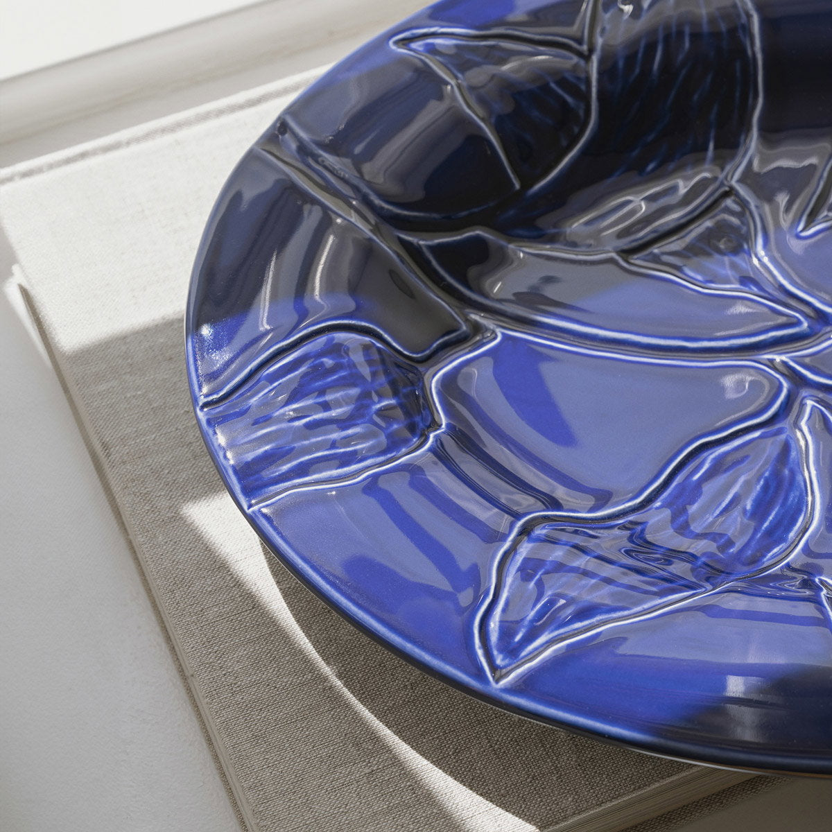 Florita Platter Agate Blue
