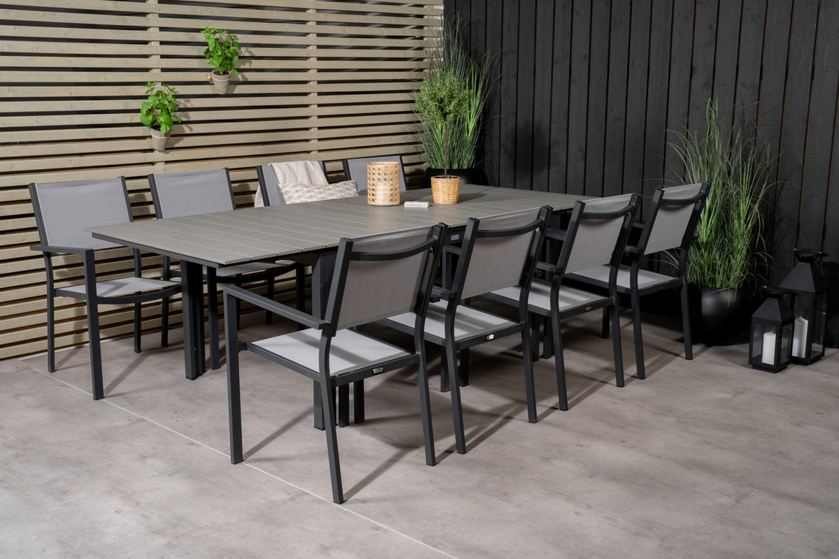 Venture Design Levels & Copacabana Matbord 160x100x75 + Matstolar