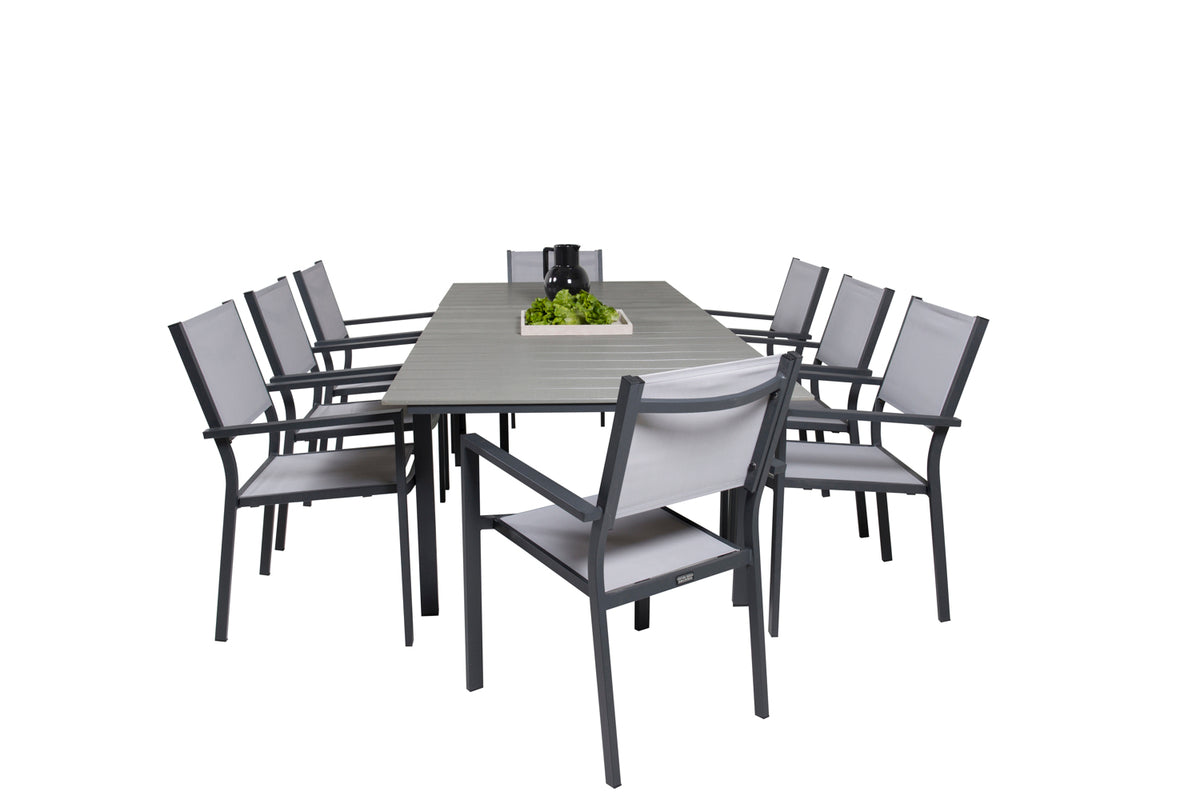 Venture Design Levels & Copacabana Matbord 160x100x75 + Matstolar