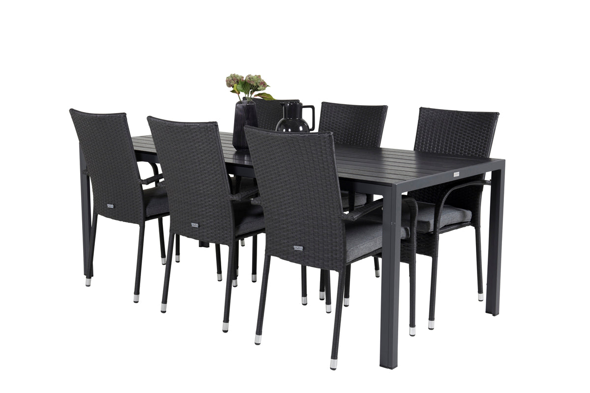 Venture Design Anna & Break Matstolar 2-pack Svart +