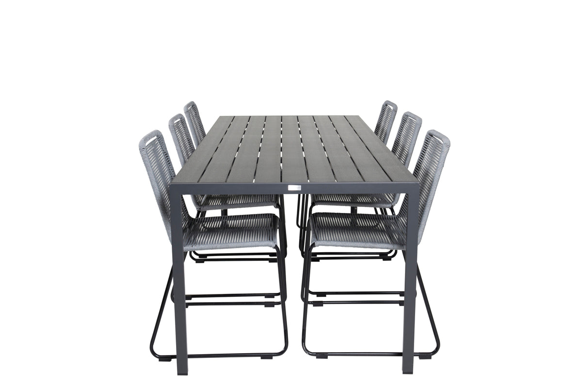 Venture Design Lindos & Break Matstolar 2-pack Grå +
