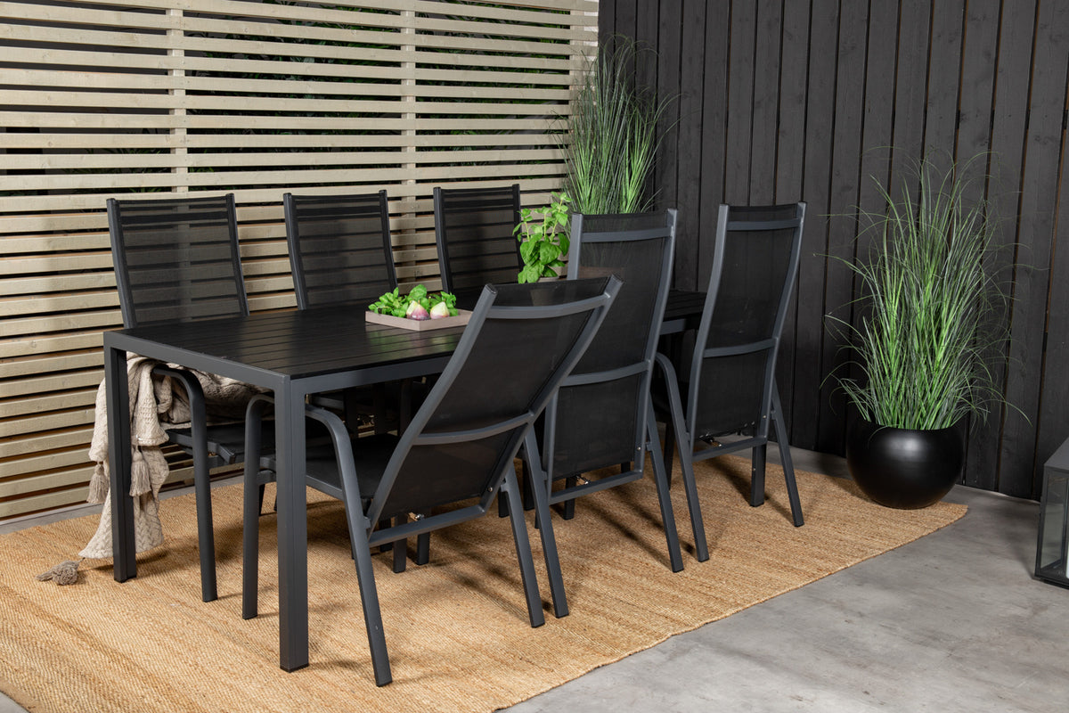 Venture Design Copacabana & Break Reclinerstolar 2-pack Svart +