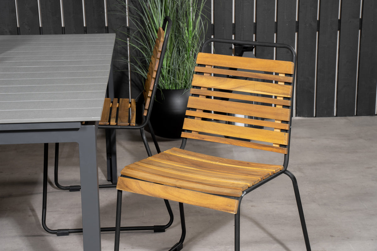 Venture Design Levels & Bois Matbord 160x100x75 + Matstolar Natur