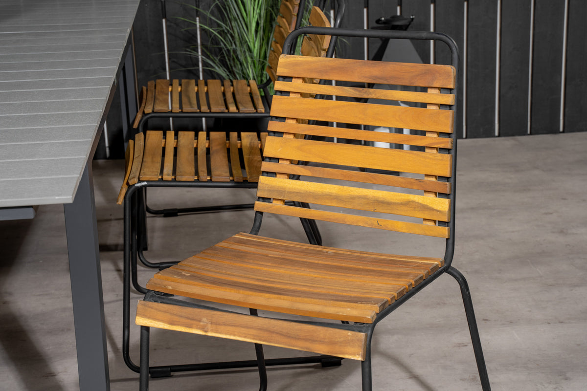 Venture Design Levels & Bois Matbord 160x100x75 + Matstolar Natur