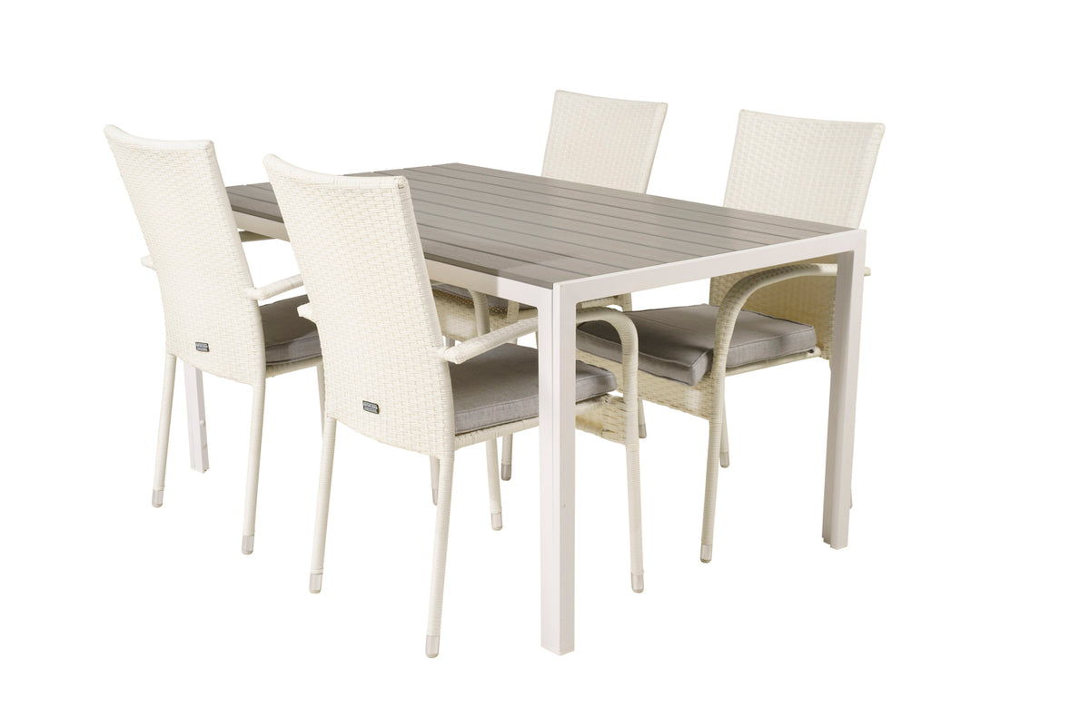 Venture Design Break | Anna Matbord 150x90 + 4 matstolar