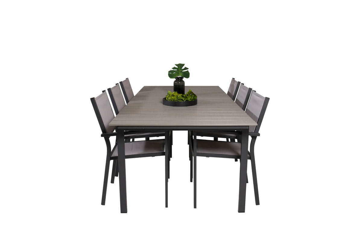 Venture Design Levels | Copacabana Matbord 224/324x100 + 6 matstolar