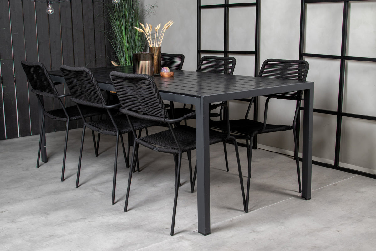 Venture Design Venture Home Lindos & Break Matstolar Svart +