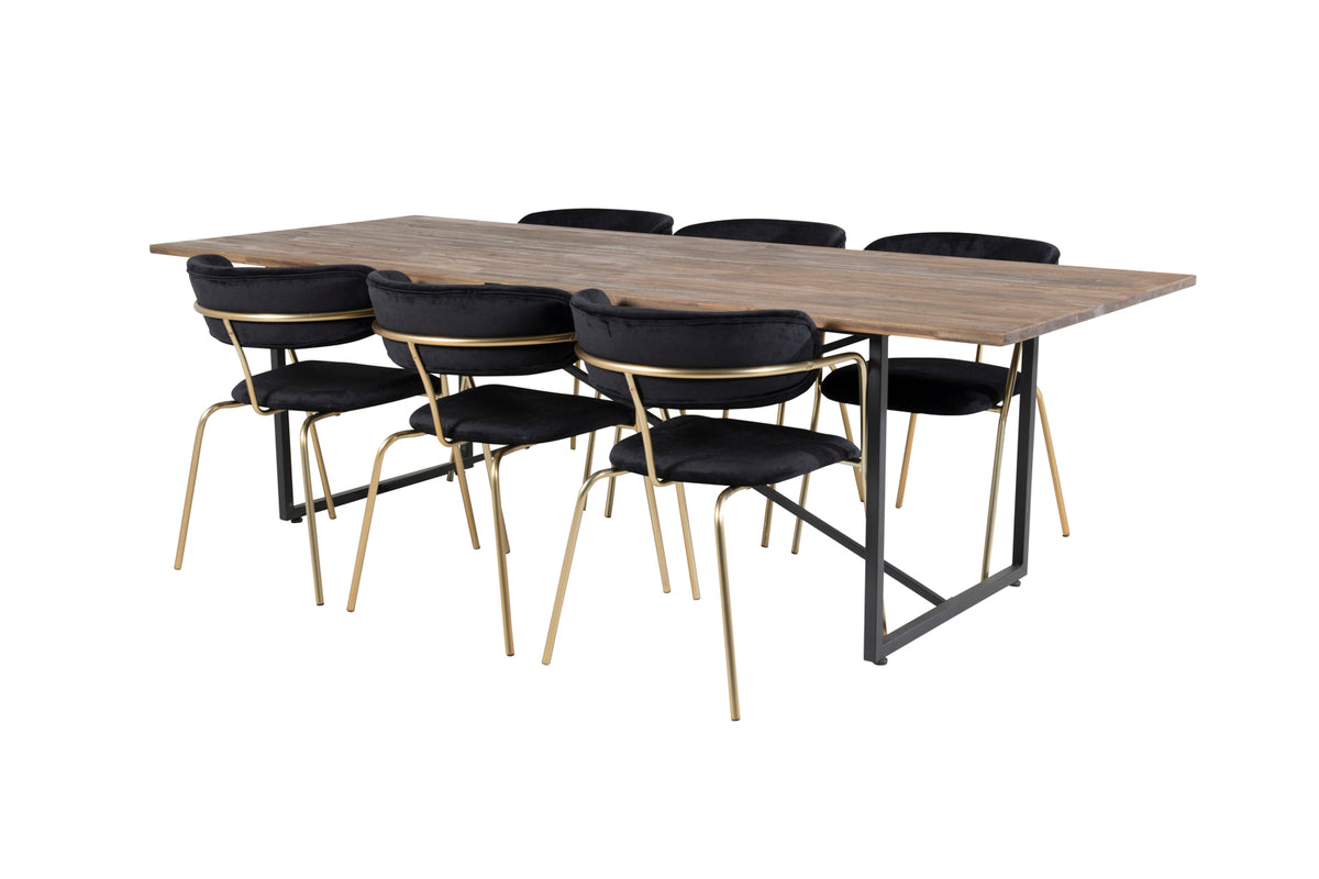 Venture Design Padang, Arrow Rektangulära Matgrupper
