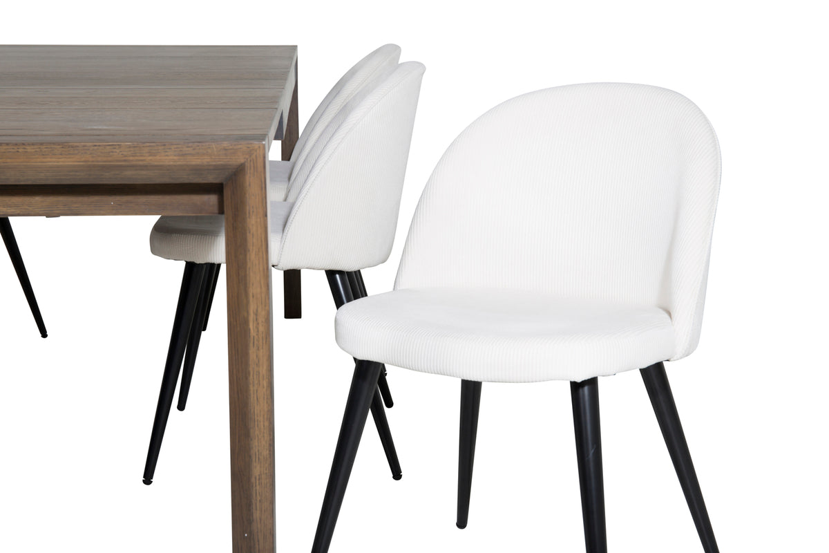 Venture Design Slider, Velvet Rektangulära Matgrupper