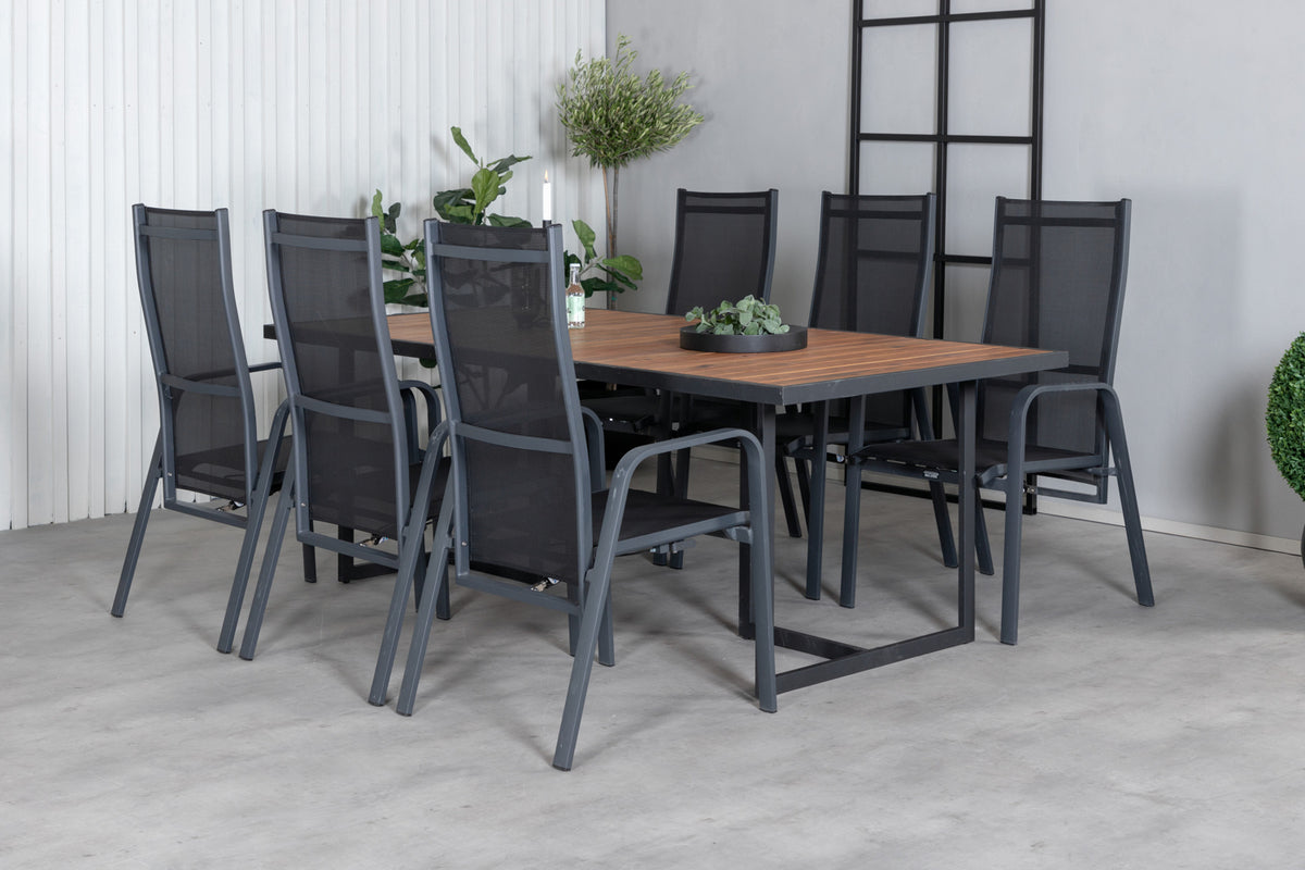 Venture Design Khung, Copacabana Matgrupper Svart Natur