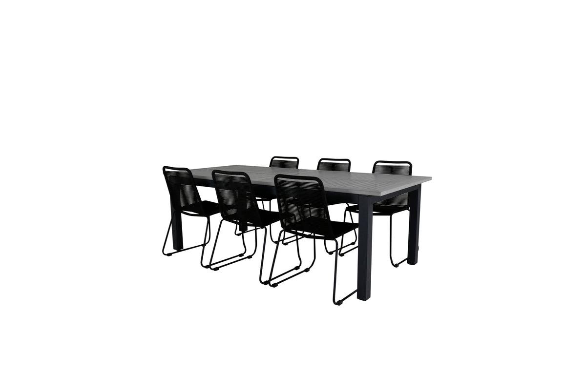 Venture Design Albany, Lindos Matgrupper Svart Mörkgrå