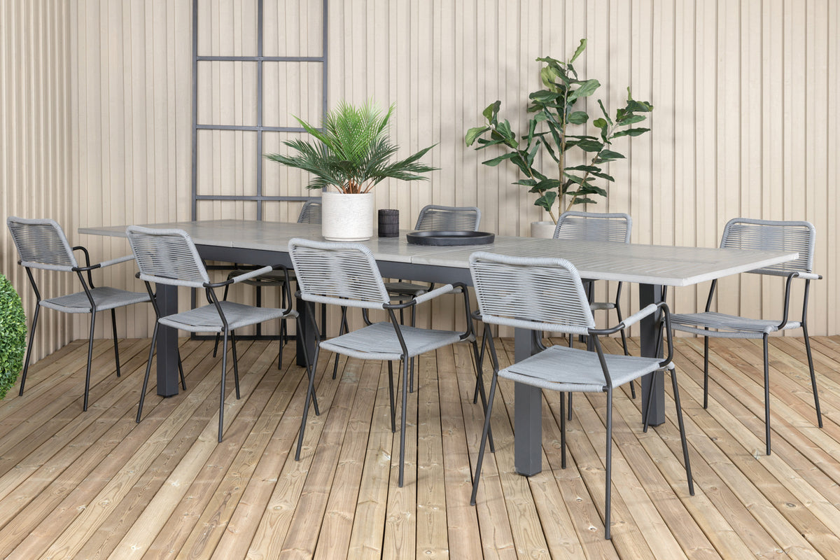 Venture Design Albany, Lindos Matgrupper Grå Mörkgrå