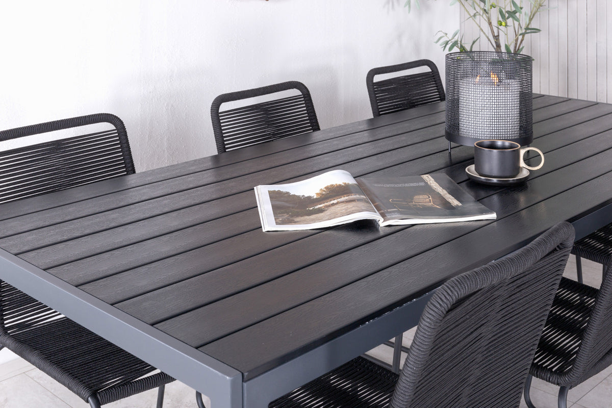 Venture Design Lindos & Break Matstolar 2-pack Svart +