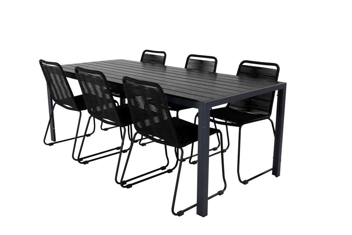 Venture Design Lindos & Break Matstolar 2-pack Svart +