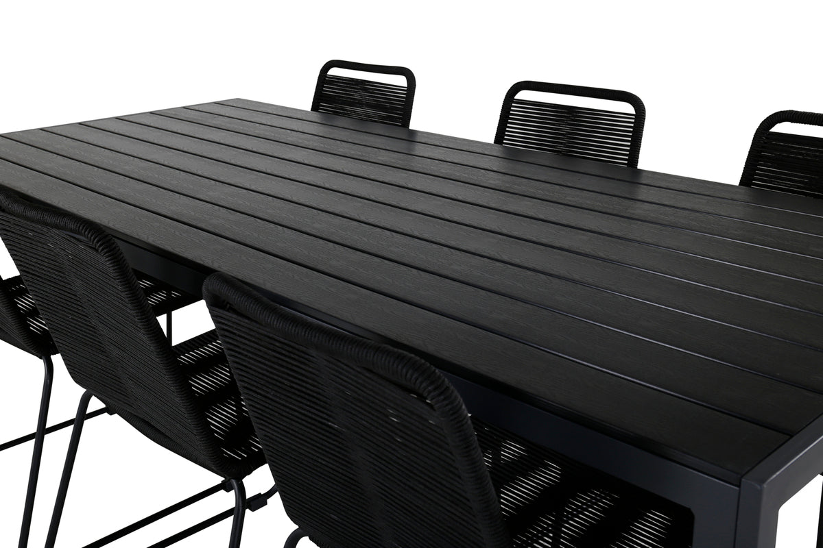 Venture Design Lindos & Break Matstolar 2-pack Svart +