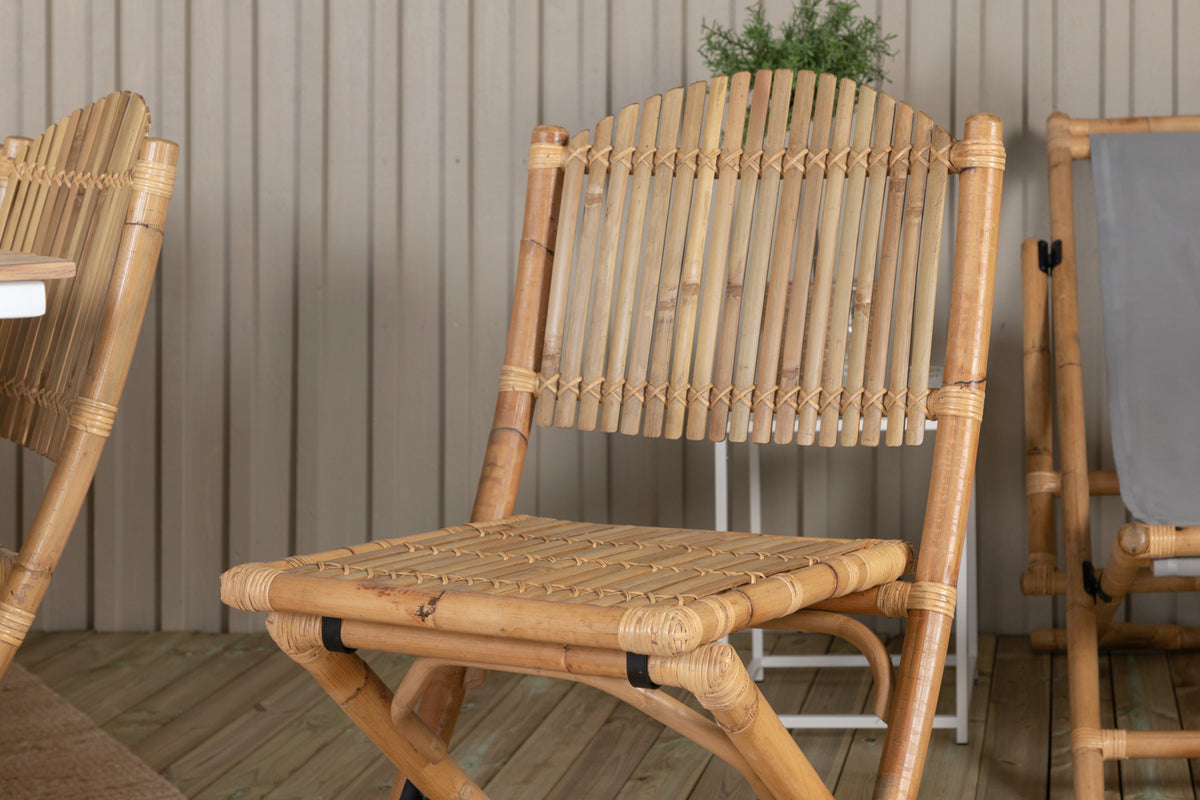 Venture Design Cane & Mexico Caféstolar Natur + Matbord 90x160/240