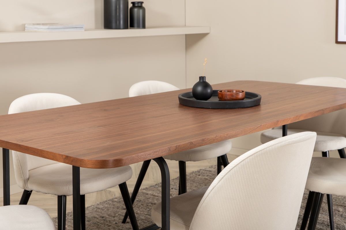 Venture Design Uno, Velvet Rektangulära Matgrupper