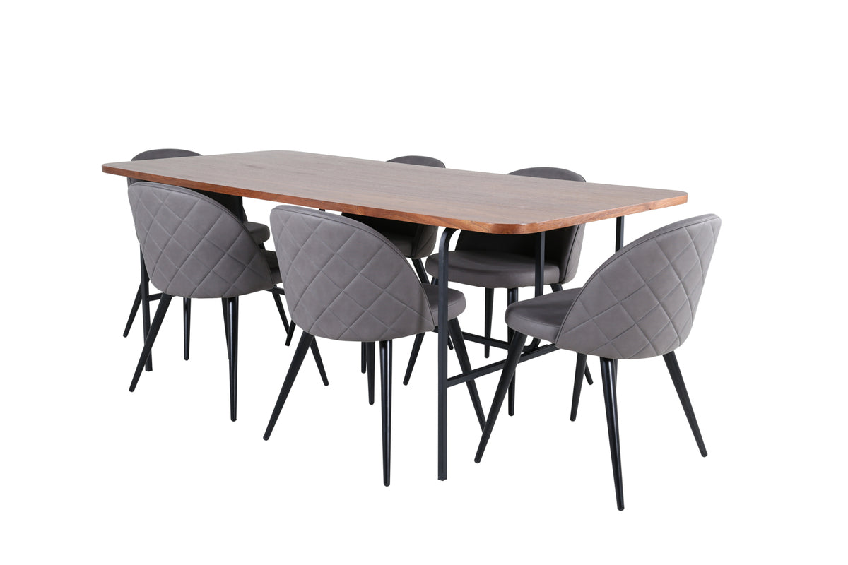 Venture Design Uno, Velvet Rektangulära Matgrupper
