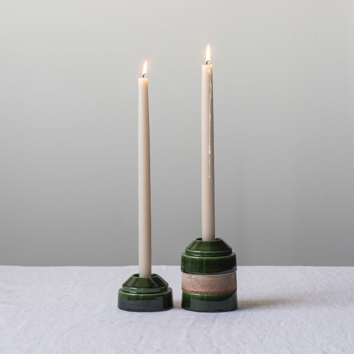 Hoff Candleholder Emerald Green