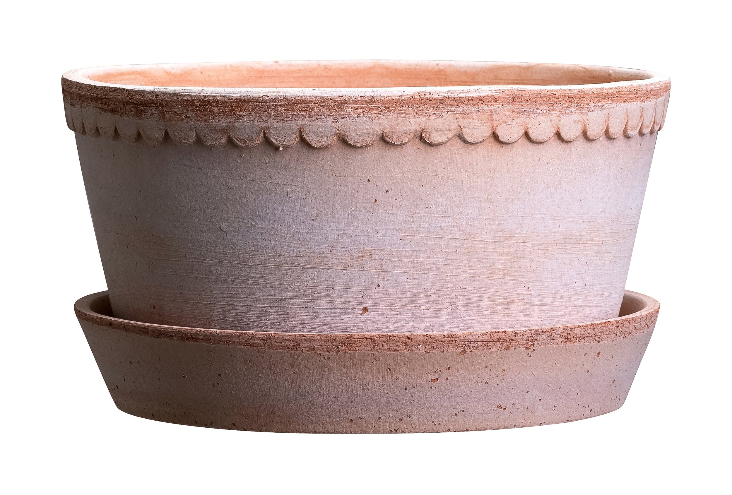 Helena Low Pot RAW Rosa