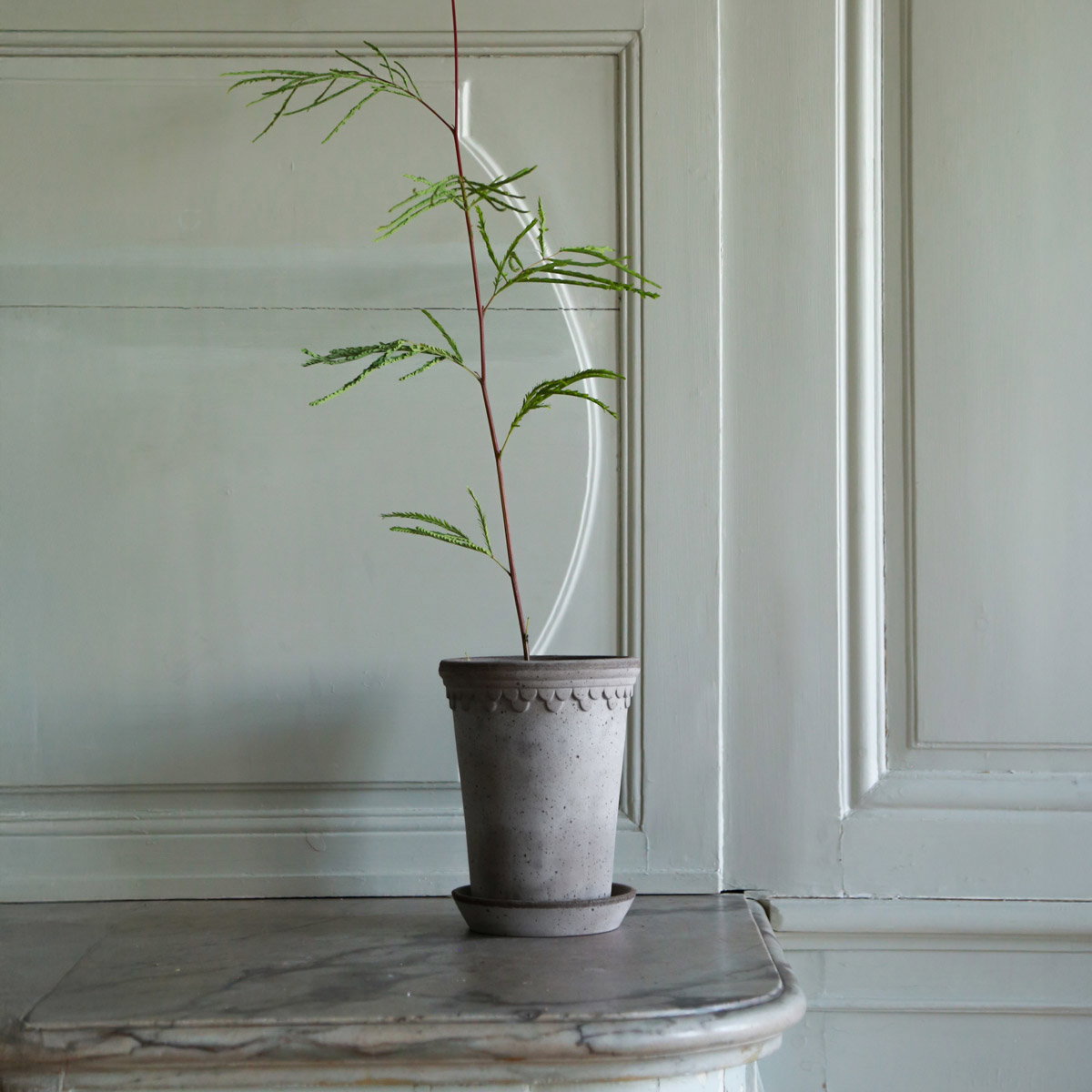 Københavner Tall Pot RAW Grey