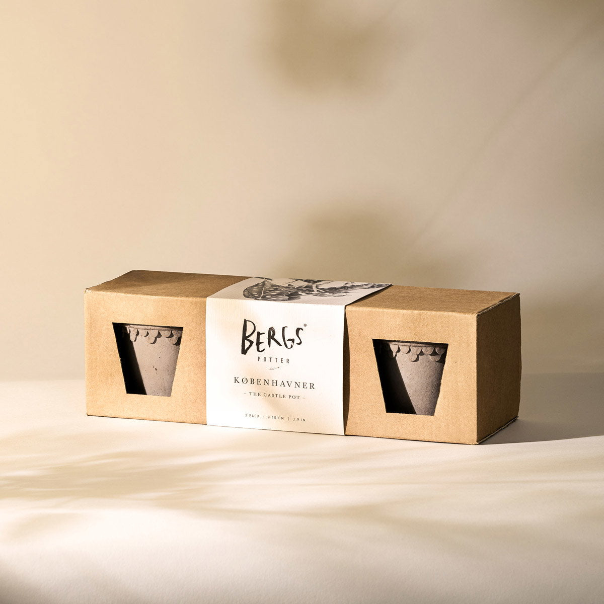 Københavner Pot 3-Pack RAW Grey