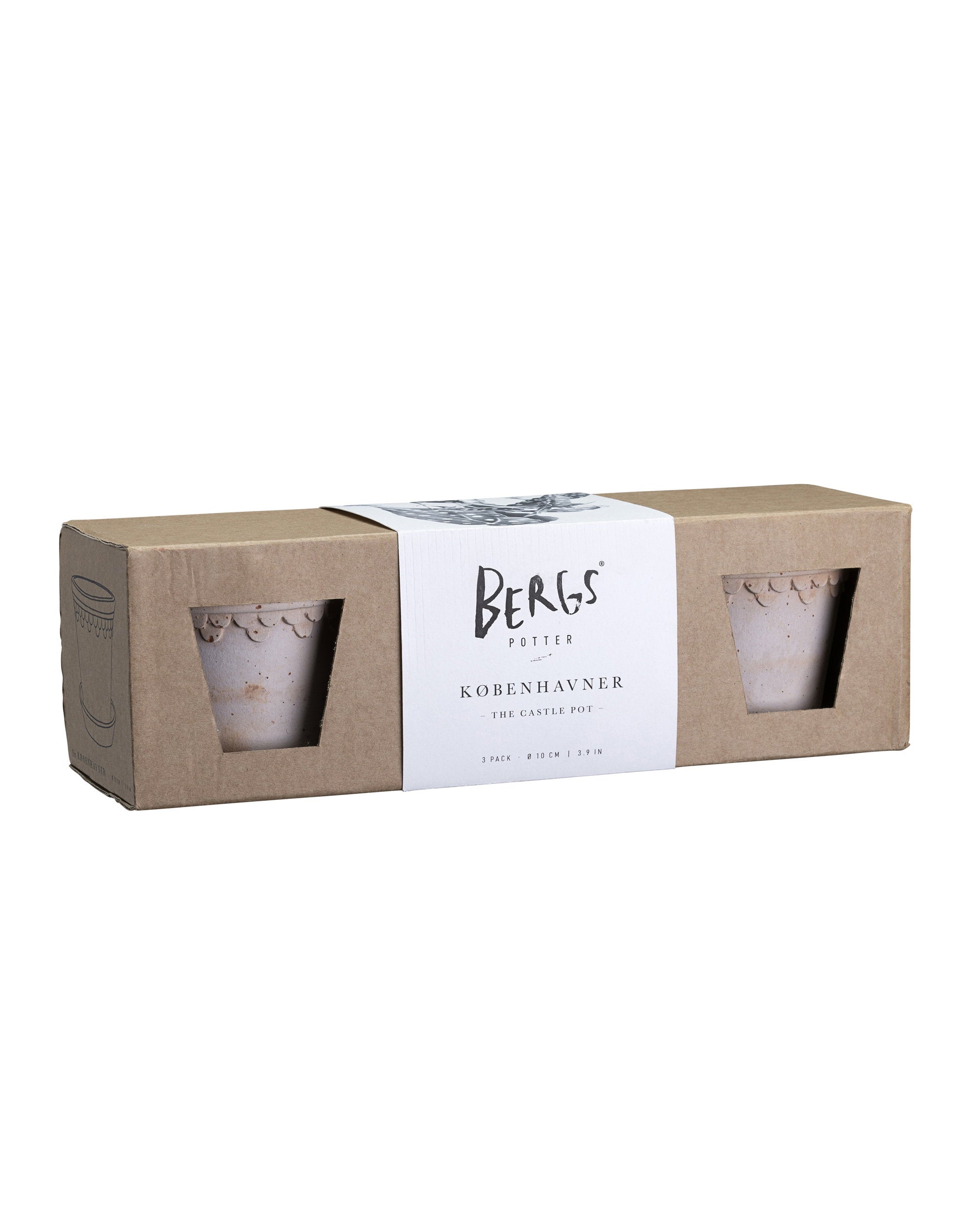Københavner Pot 3-Pack RAW Rosa