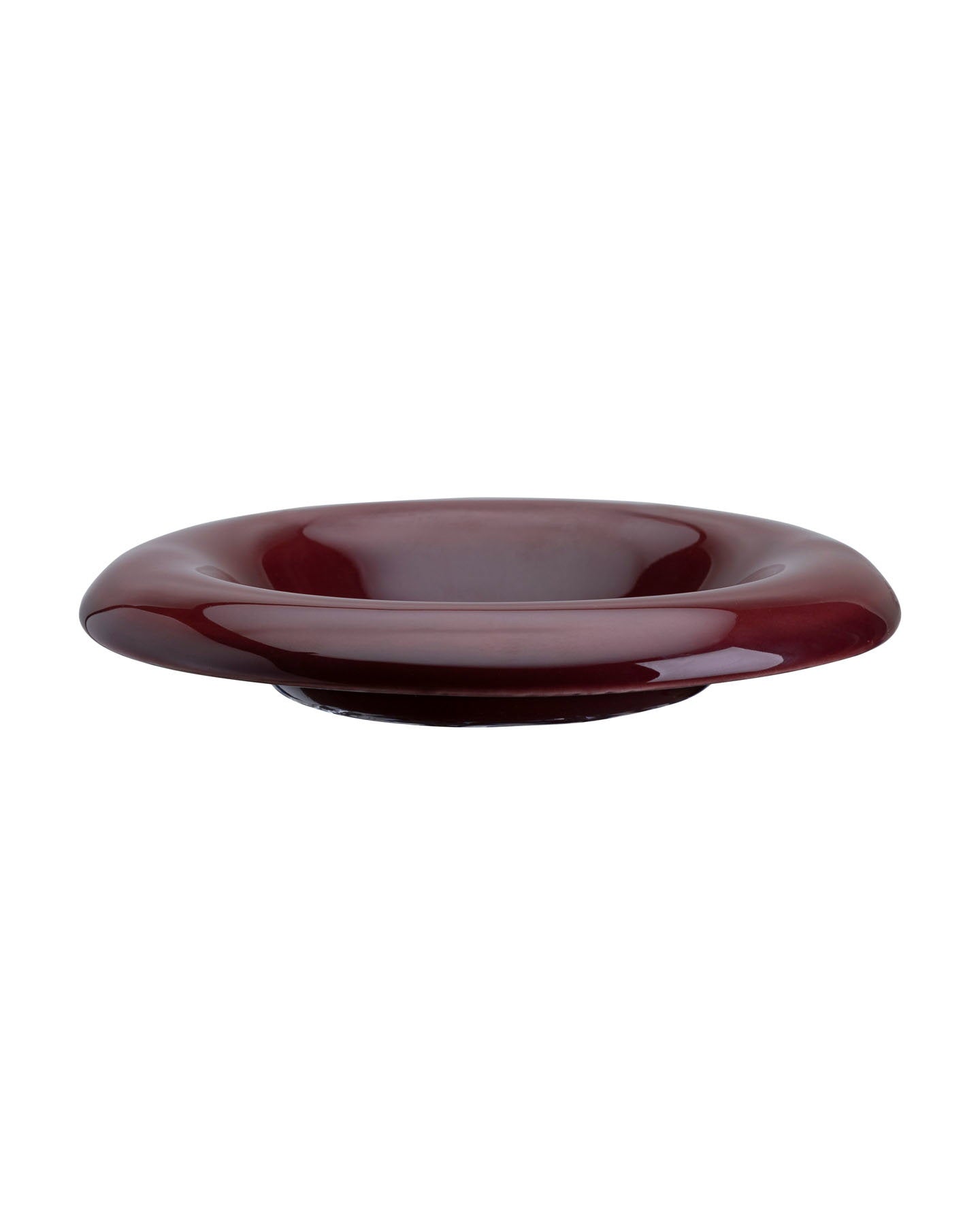 Lily Saucer Deep Burgundy