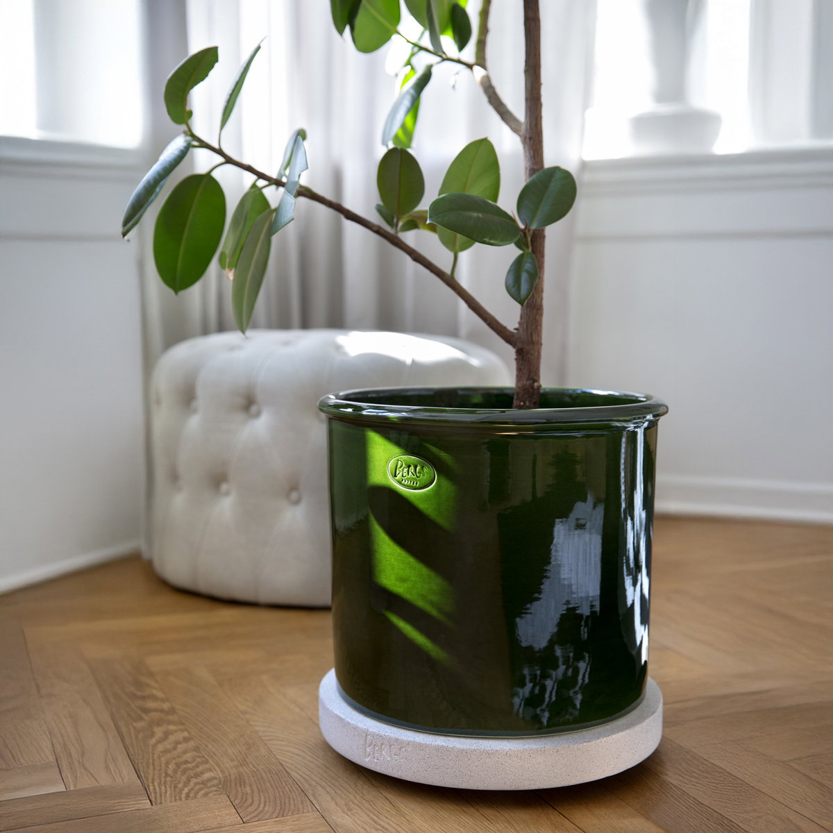 Modena Cachepot Emerald Green