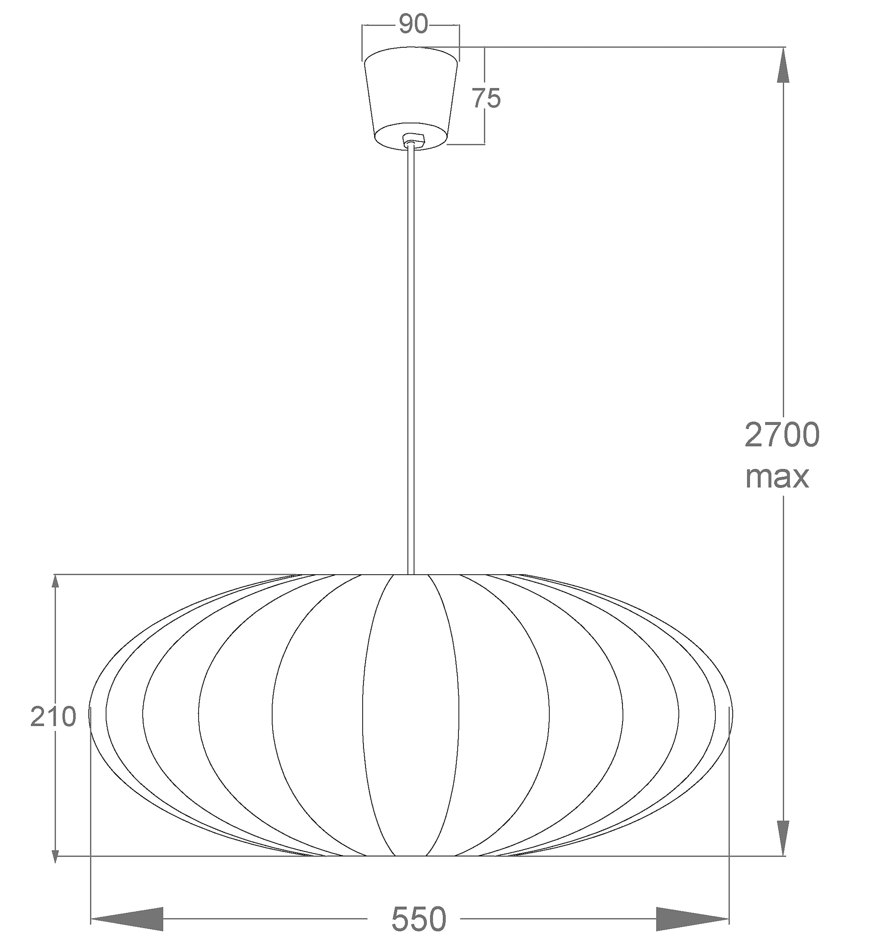 Aneta Home MAMSELL taklampa Ø55 cm