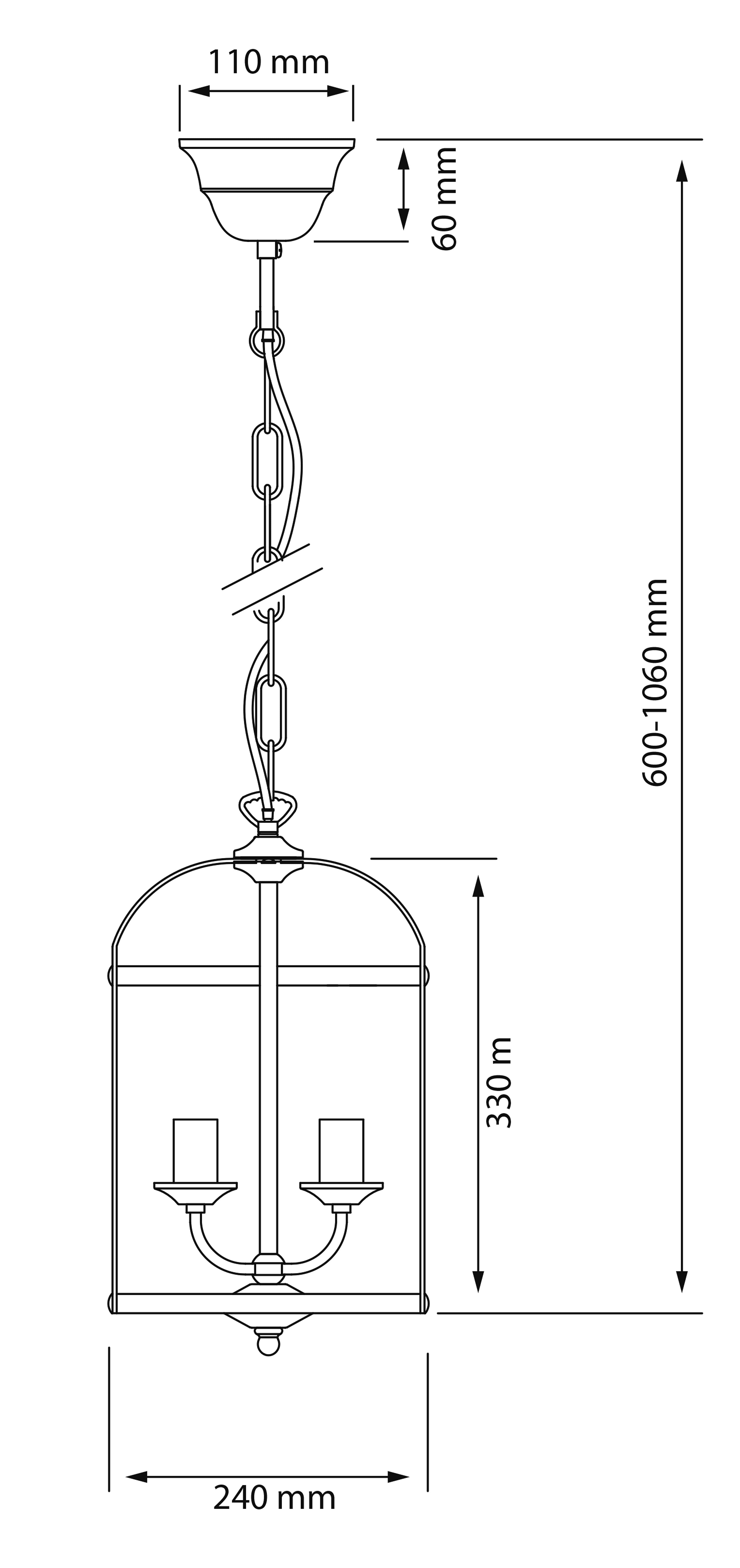 Aneta Home BUDGIE taklampa Ø23 cm